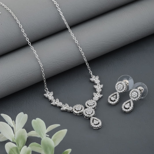 Celeste Teardrop Sparkle Set