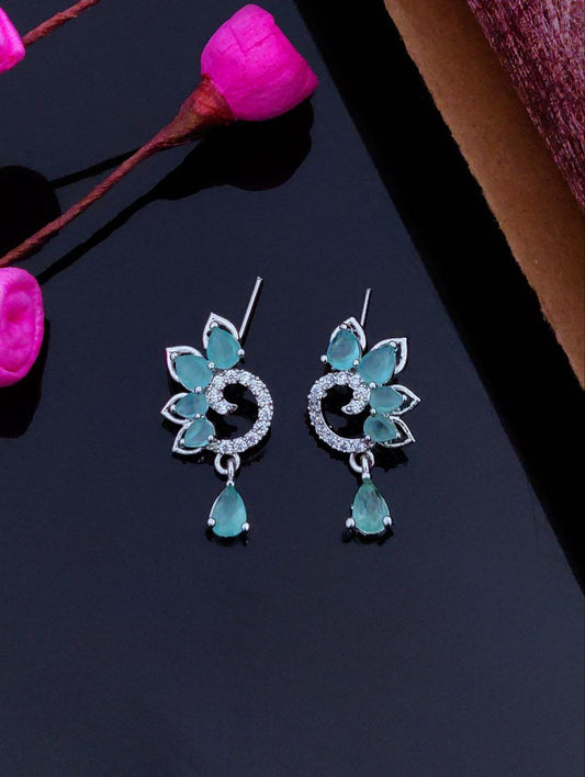 Crystal Bloom Drop Earrings